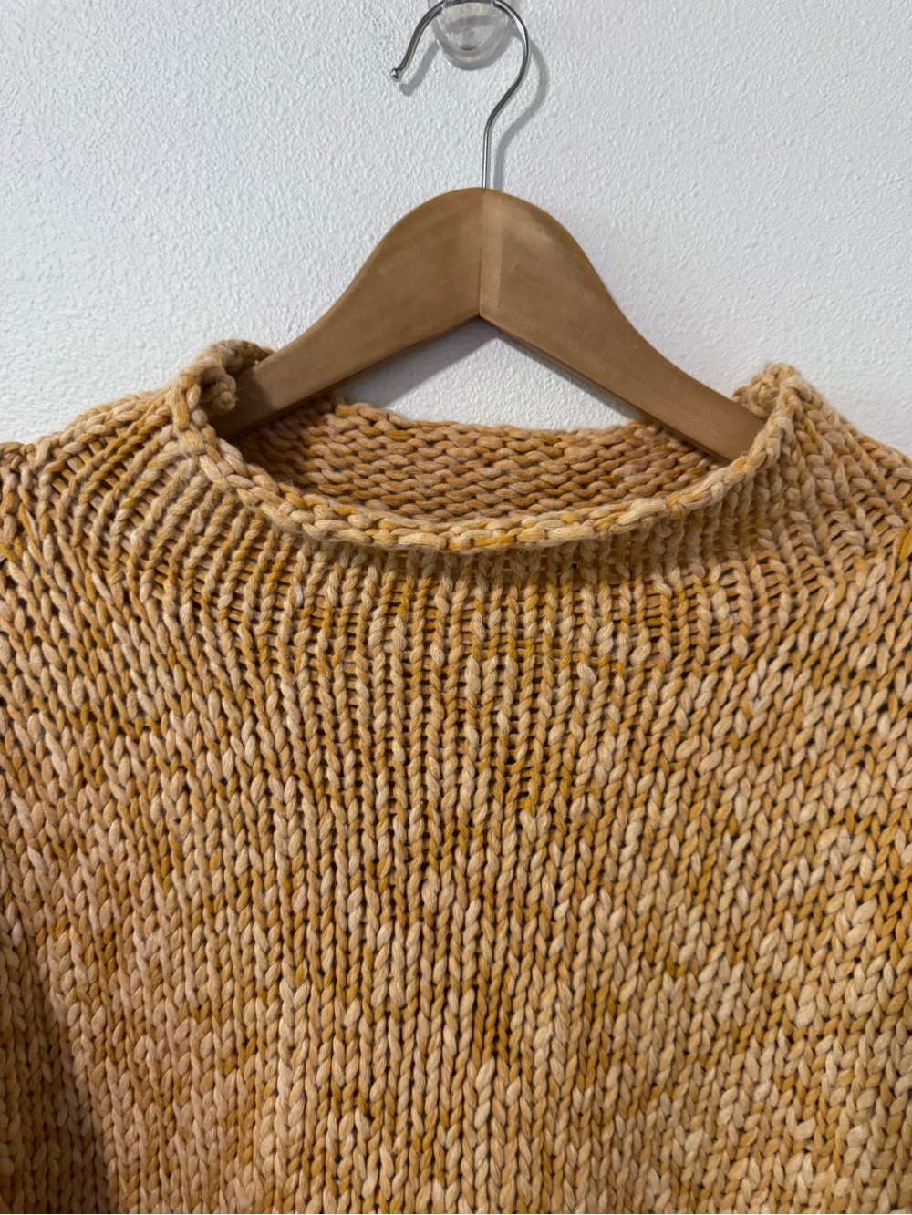 Free People Opal Roll Neck Sweater Sweet Potato Orange Relaxed Boxy NWT-Medium - Picture 4 of 12